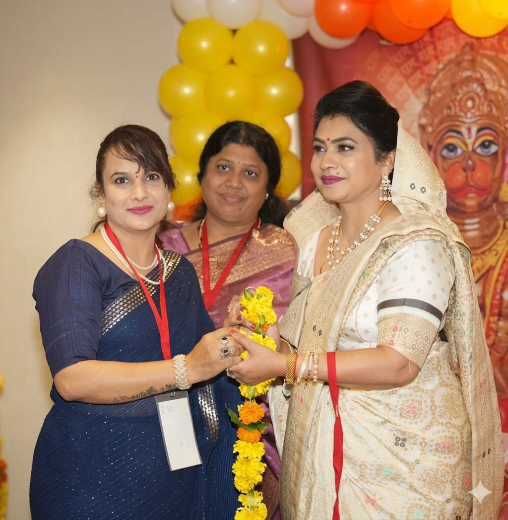 Astro Vandana at a ceremonial felicitation
