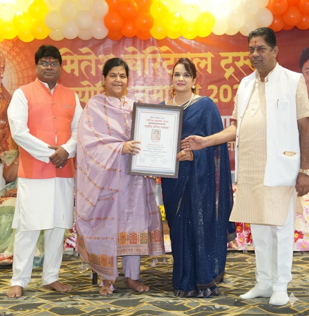 Astro Vandana honored with certificate